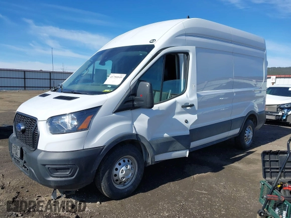 2023 Ford Transit Cargo with VIN 1FTBR2X84PKB37947, listed as a IAAI auction lot 41750849 with 58,114 mi miles and . Bid and sale history available at DreamBid. Image 2.
