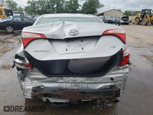 2014 Toyota Corolla L with VIN 2T1BURHEXEC155122, listed as a Copart auction lot 60911135 with 133,657 mi miles and Salvage title. Bid and sale history available at DreamBid. Image 6.