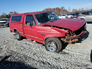 1994 Ford F-150 with VIN 1FTEF15H5RNA36131, listed as a Copart auction lot 82084534 with 93,828 mi miles and Salvage Title. Bid and sale history available at carsss.com. Image 4.