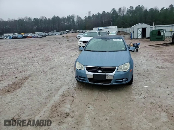 2007 Volkswagen Eos 2.0T with VIN WVWFA71F97V020442, listed as a Copart auction lot 85250704 with 119,618 mi miles and Salvage Title. Bid and sale history available at DreamBid. Image 10.