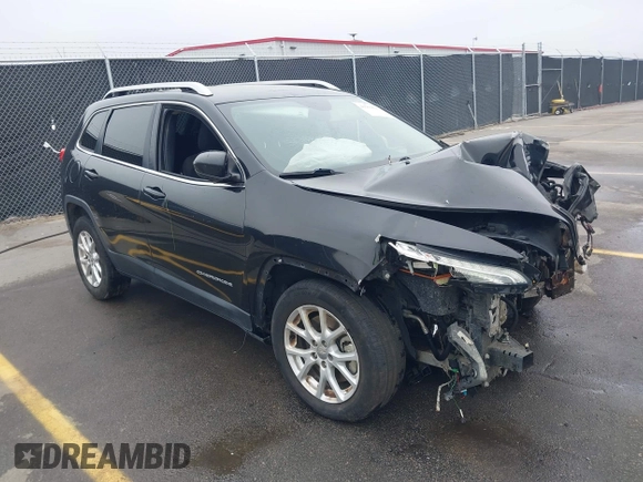 2015 Jeep Cherokee Latitude with VIN 1C4PJLCB9FW737360, listed as a IAAI auction lot 41939681 with 226,603 mi miles and . Bid and sale history available at carsss.com. Image 1.
