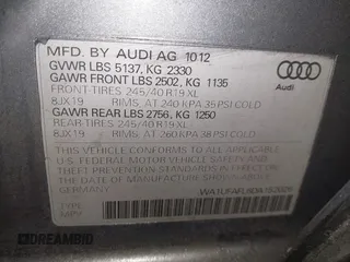 2013 Audi allroad Premium Plus with VIN WA1UFAFL6DA152026, listed as a IAAI auction lot 41623314 with 182,791 mi miles. Bid and sale history available at carsss.com. Image 9.