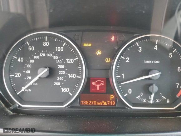 2010 BMW 1 Series 128i with VIN WBAUL7C53AVJ77295, listed as a Copart auction lot 86122734 with 138,270 mi miles and Salvage Title. Bid and sale history available at carsss.com. Image 9.