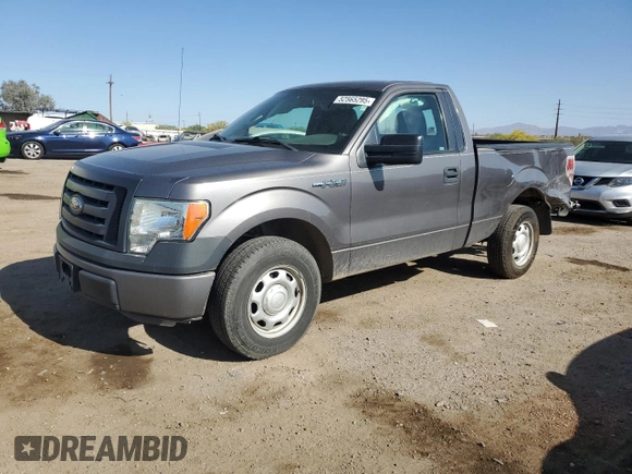 2012 Ford F-150 XL with VIN 1FTMF1CM2CKD06145, listed as a Copart auction lot 52565295 with 57,133 mi miles and Salvage Title. Bid and sale history available at carsss.com. Image 1.