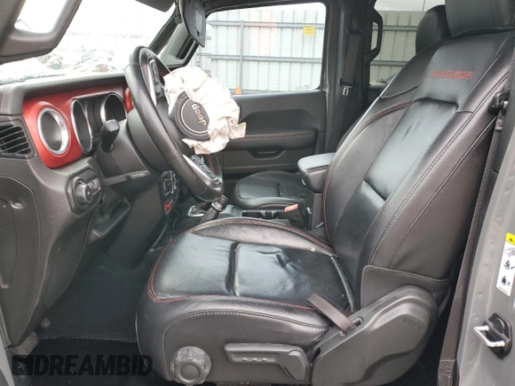 2018 Jeep Wrangler Unlimited Rubicon with VIN 1C4HJXFNXJW196460, listed as a Copart auction lot 49681715 with 71,187 mi miles and Salvage title. Bid and sale history available at DreamBid. Image 7.