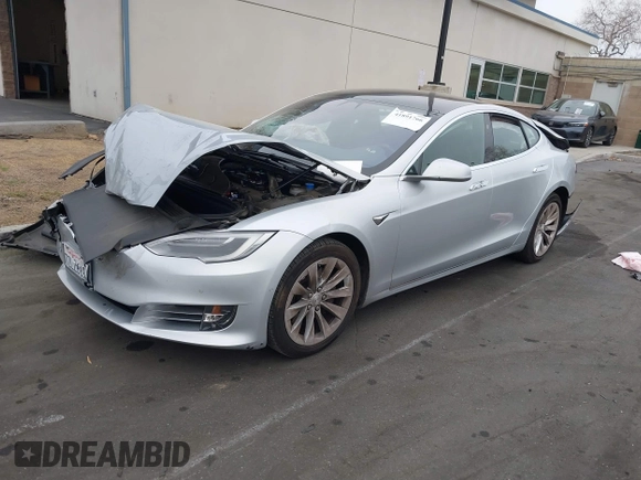 2017 Tesla Model S 60 with VIN 5YJSA1E17HF189627, listed as a IAAI auction lot 41891766 with 106,003 mi miles and . Bid and sale history available at DreamBid. Image 21.