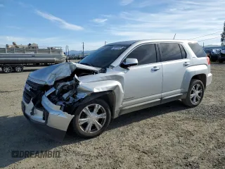 2017 GMC Terrain SLE with VIN 2GKALMEK9H6119881, listed as a Copart auction lot 52818445 with 96,135 mi miles and Salvage Title. Bid and sale history available at carsss.com. Image 1.