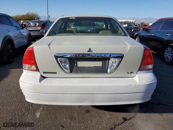 2002 Mitsubishi Diamante LS with VIN 6MMAP67P02T011531, listed as a Copart auction lot 83510334 with 106,482 mi miles and Salvage Title. Bid and sale history available at carsss.com. Image 6.