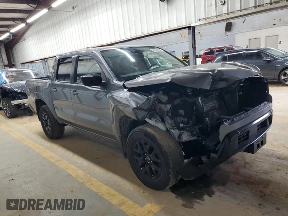 2023 Nissan Frontier SV with VIN 1N6ED1EK9PN607356, listed as a Copart auction lot 64363254 with 15,065 mi miles and Salvage Title. Bid and sale history available at carsss.com. Image 4.