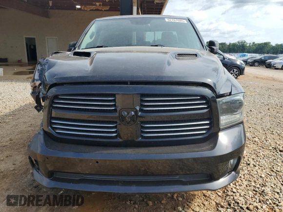 2015 Ram 1500 Sport with VIN 1C6RR6MT9FS614747, listed as a Copart auction lot 62767685 with 169,794 mi miles and Salvage title. Bid and sale history available at DreamBid. Image 5.