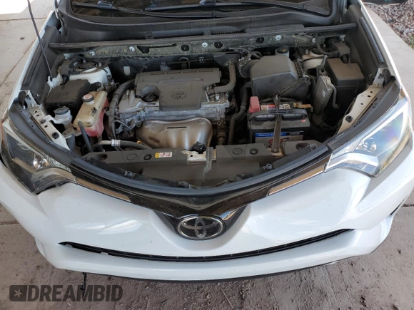 2018 Toyota RAV4 XLE with VIN JTMRFREV4JD254383, listed as a Copart auction lot 53743845 with 46,865 mi miles and Salvage Title. Bid and sale history available at DreamBid. Image 12.