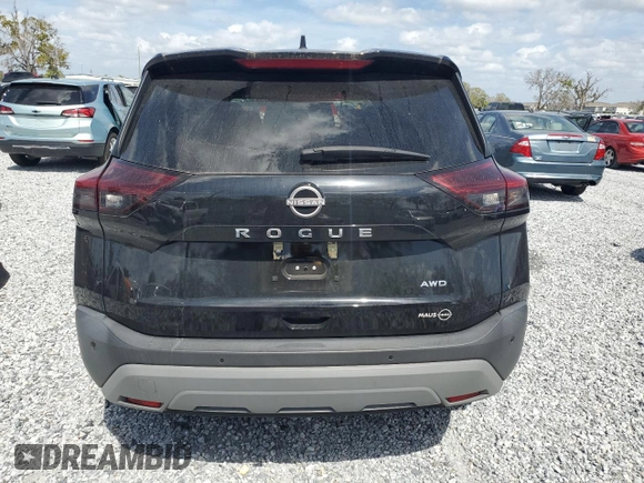 2023 Nissan Rogue S with VIN 5N1BT3AB2PC670493, listed as a Copart auction lot 47650165 with Not provided miles and Non repairable. Bid and sale history available at DreamBid. Image 6.