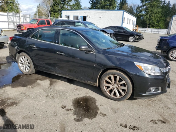 2015 Chevrolet Malibu LTZ with VIN 1G11F5SLXFF335563, listed as a Copart auction lot 52565455 with 85,305 mi miles and Salvage Title. Bid and sale history available at carsss.com. Image 4.