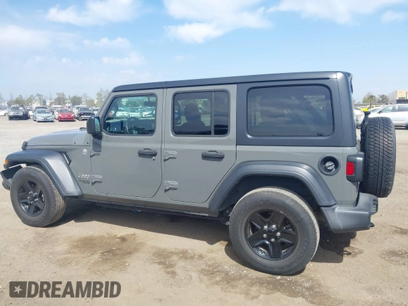 2020 Jeep Wrangler Unlimited Sport S z VIN 1C4HJXDN2LW261730, wystawiony jako IAAI lot #42034942 z przebiegiem 61 465 mil mil oraz . Historia ofert i sprzedaży dostępna na DreamBid. Obrazek 14.