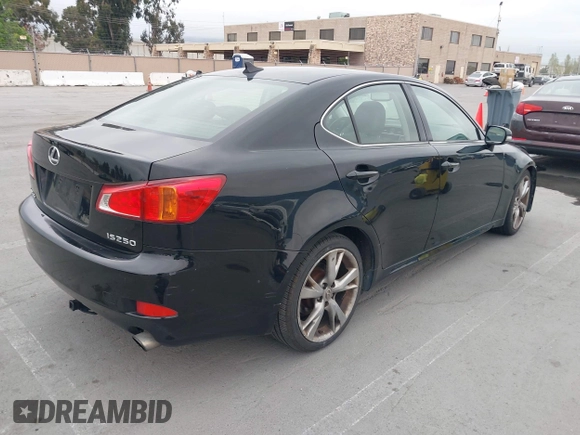 2010 Lexus IS 250 with VIN JTHBF5C24A5123787, listed as a IAAI auction lot 42068689 with 284,509 mi miles and . Bid and sale history available at DreamBid. Image 4.