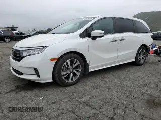 2021 Honda Odyssey Touring with VIN 5FNRL6H84MB027804, listed as a Copart auction lot 50535175 with 28,750 mi miles and Salvage Title. Bid and sale history available at carsss.com. Image 1.