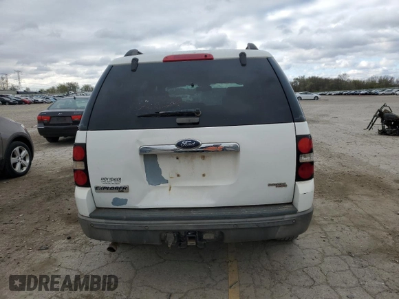 2006 Ford Explorer XLT with VIN 1FMEU73E96UB09242, listed as a Copart auction lot 53159955 with 189,406 mi miles and Clean Title. Bid and sale history available at carsss.com. Image 6.