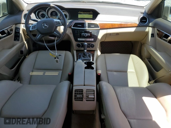 2012 Mercedes-Benz C-Class C 250 Sport with VIN WDDGF4HB4CR238689, listed as a Copart auction lot 54550575 with 45,226 mi miles and Salvage Title. Bid and sale history available at carsss.com. Image 8.