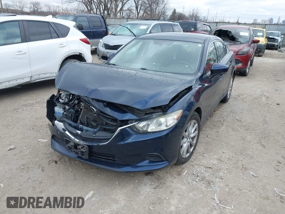 2017 Mazda Mazda6 Sport with VIN JM1GL1U57H1134317, listed as a IAAI auction lot 41717641 with 53,870 mi miles. Bid and sale history available at carsss.com. Image 16.