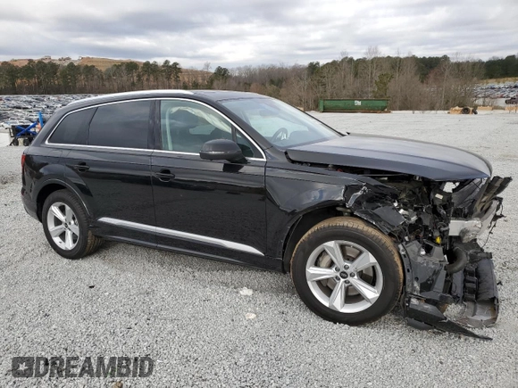 2024 Audi Q7 Premium Plus with VIN WA1LCBF73RD006153, listed as a Copart auction lot 47833535 with 12,063 mi miles and Salvage Title. Bid and sale history available at carsss.com. Image 4.