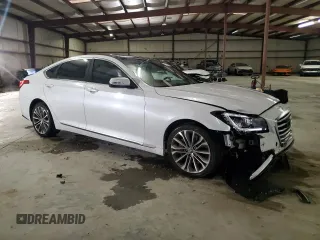2017 Genesis G80 3.8L with VIN KMHGN4JE2HU203571, listed as a Copart auction lot 72741264 with 83,735 mi miles and Salvage Title. Bid and sale history available at carsss.com. Image 4.