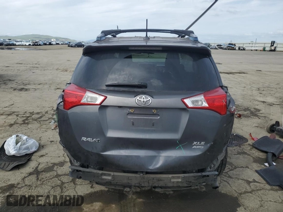 2014 Toyota RAV4 XLE with VIN JTMRFREV0ED085534, listed as a Copart auction lot 49897675 with 131,776 mi miles and Salvage Title. Bid and sale history available at carsss.com. Image 6.