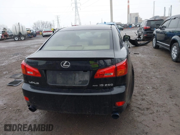 2006 Lexus IS 250 with VIN JTHCK262365007580, listed as a IAAI auction lot 41726932 with 193,087 mi miles and . Bid and sale history available at DreamBid. Image 16.