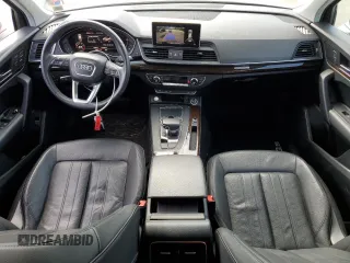 2018 Audi Q5 Premium with VIN WA1ANAFYXJ2228483, listed as a Copart auction lot 53112005 with 45,651 mi miles and Salvage Title. Bid and sale history available at DreamBid. Image 8.