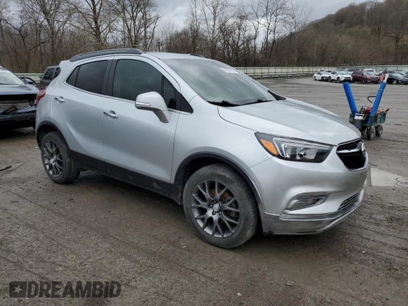2019 Buick Encore Sport Touring with VIN KL4CJ2SBXKB714112, listed as a Copart auction lot 51063705 with Not Provided miles and Salvage Title. Bid and sale history available at DreamBid. Image 4.