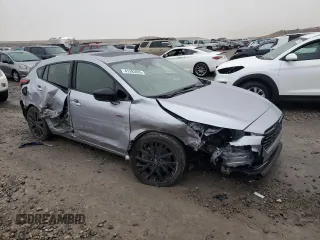 2024 Subaru Impreza RS with VIN JF1GUHJC4R8231448, listed as a Copart auction lot 41393055 with 15,602 mi miles and Salvage Title. Bid and sale history available at carsss.com. Image 4.