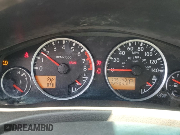 2008 Nissan Pathfinder SE z VIN 5N1AR18B78C615379, wystawiony jako Copart lot #57638255 z przebiegiem 175 140 mil mil oraz Szkoda całkowita • Salvage title. Historia ofert i sprzedaży dostępna na DreamBid. Obrazek 9.