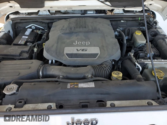 2014 Jeep Wrangler Sahara with VIN 1C4AJWBG1EL168007, listed as a Copart auction lot 87331394 with 113,228 mi miles and Salvage Title. Bid and sale history available at DreamBid. Image 11.