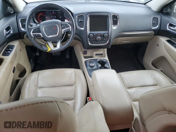 2017 Dodge Durango GT with VIN 1C4RDJDG5HC850872, listed as a Copart auction lot 50135085 with 113,469 mi miles and Salvage Title. Bid and sale history available at carsss.com. Image 8.
