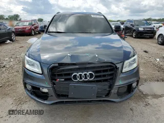 2017 Audi SQ5 Premium Plus with VIN WA1CCAFP2HA012729, listed as a Copart auction lot 55347255 with 90,468 mi miles and Salvage title. Bid and sale history available at DreamBid. Image 5.