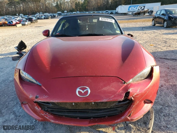 2016 Mazda MX-5 Miata Grand Touring with VIN JM1NDAD73G0107318, listed as a Copart auction lot 82524174 with 167,038 mi miles and Salvage Title. Bid and sale history available at carsss.com. Image 5.