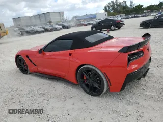 2019 Chevrolet Corvette 1LT with VIN 1G1YB3D70K5120384, listed as a Copart auction lot 45151405 with 27,450 mi miles and Salvage Title. Bid and sale history available at carsss.com. Image 2.