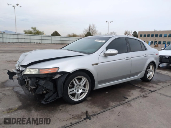 2007 Acura TL with VIN 19UUA662X7A047259, listed as a Copart auction lot 51240435 with 190,002 mi miles and Salvage Title. Bid and sale history available at carsss.com. Image 1.