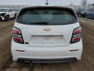 2017 Chevrolet Sonic LT with VIN 1G1JD6SH4H4114286, listed as a Copart auction lot 81255484 with 134,696 mi miles and Clean Title. Bid and sale history available at carsss.com. Image 6.