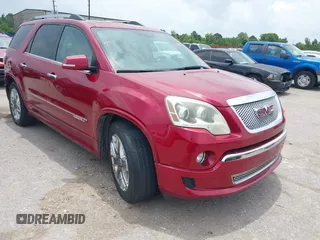 2012 GMC Acadia Denali with VIN 1GKKVTED8CJ346534, listed as a IAAI auction lot 42468210 with 137,608 mi miles and . Bid and sale history available at DreamBid. Image 1.