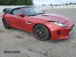 2014 Jaguar F-Type V6 with VIN SAJWA6E73E8K07203, listed as a Copart auction lot 70246224 with 46,641 mi miles and Salvage Title. Bid and sale history available at DreamBid. Image 4.
