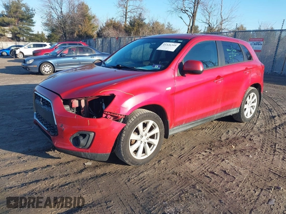 2015 Mitsubishi Outlander Sport 2.4 ES with VIN 4A4AR3AWXFE030738, listed as a IAAI auction lot 41526310 with 90,182 mi miles. Bid and sale history available at carsss.com. Image 17.