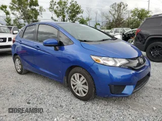 2015 Honda Fit LX with VIN 3HGGK5H50FM726275, listed as a Copart auction lot 56564315 with 123,082 mi miles and Salvage title. Bid and sale history available at DreamBid. Image 4.