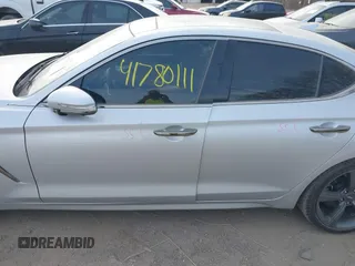 2019 Genesis G70 2.0T Advanced with VIN KMTG44LA2KU034212, listed as a IAAI auction lot 41780111 with 48,222 mi miles. Bid and sale history available at carsss.com. Image 14.