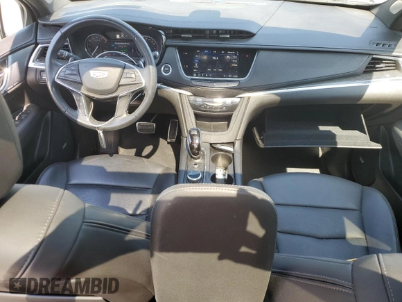 2021 Cadillac XT5 AWD Sport with VIN 1GYKNGRS3MZ176043, listed as a Copart auction lot 49822445 with 44,347 mi miles and Salvage title. Bid and sale history available at DreamBid. Image 8.