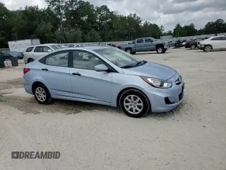 2012 Hyundai Accent GLS with VIN KMHCT4AEXCU037989, listed as a Copart auction lot 53439415 with 102,948 mi miles and Salvage Title. Bid and sale history available at carsss.com. Image 13.