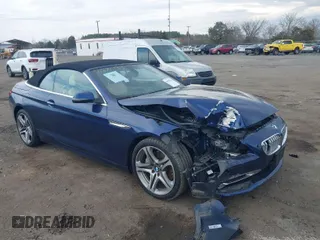 2017 BMW 6 Series 650i with VIN WBA6F5C55HD996913, listed as a IAAI auction lot 41876133 with 42,338 mi miles. Bid and sale history available at carsss.com. Image 1.