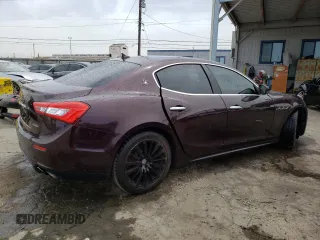 2017 Maserati Ghibli with VIN ZAM57XSA4H1197224, listed as a Copart auction lot 62281233 with 74,389 mi miles. Bid and sale history available at carsss.com. Image 3.