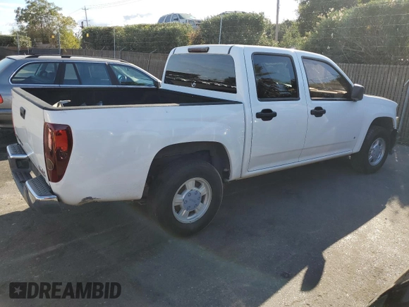 2007 GMC Canyon SLE1 with VIN 1GTCS139378248181, listed as a Copart auction lot 78543044 with 142,280 mi miles and Salvage Title. Bid and sale history available at carsss.com. Image 3.