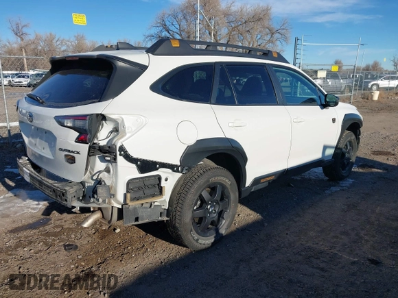2023 Subaru Outback Wilderness with VIN 4S4BTGUD7P3219709, listed as a IAAI auction lot 41455031 with 18,149 mi miles and . Bid and sale history available at DreamBid. Image 4.
