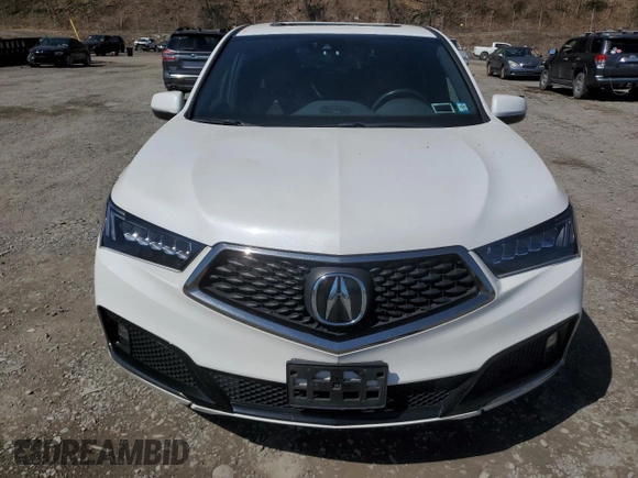 2020 Acura MDX w/Technology/A-Spec Pkg with VIN 5J8YD4H05LL032501, listed as a Copart auction lot 51182145 with 34,238 mi miles and Salvage Title. Bid and sale history available at carsss.com. Image 5.